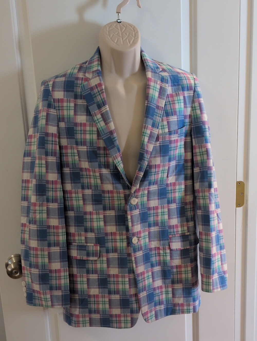 Izod Plaid Sportscoat